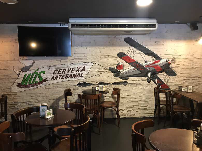 Mural en cervecería Nós (Vigo)
