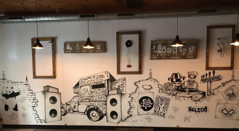 Murales en cervecería 