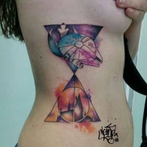Tattoos en el Costado - Tatuaje de Star Wars
