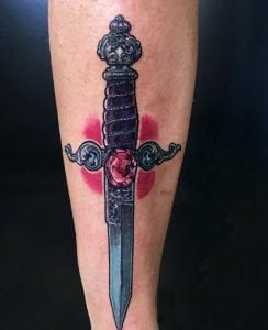 Catálogo de Tatuajes - Tatuaje daga