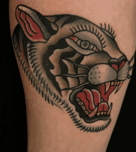 Tatuajes de Tigre - Tatuaje tradicional