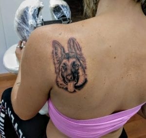 Estudios de Tatuajes en Zaragoza - Tatuaje perro