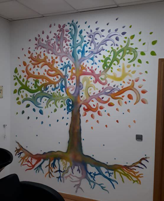 Mural árbol de la vida