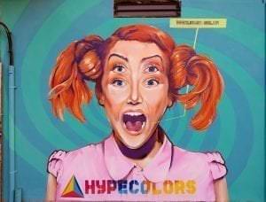 Graffiti comercial en Huesca - Murales: Hypecolors