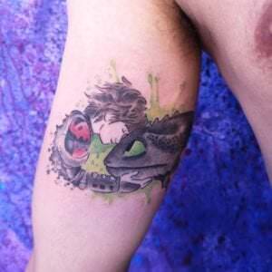 Tattoos de Acuarela - Tatuaje Pertierra