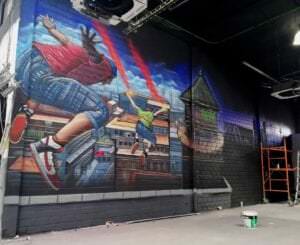 Graffiti locales comerciales - Decoración mural graffiti art