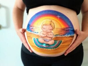 Belly painting o Vientre Pintado - Momento zen