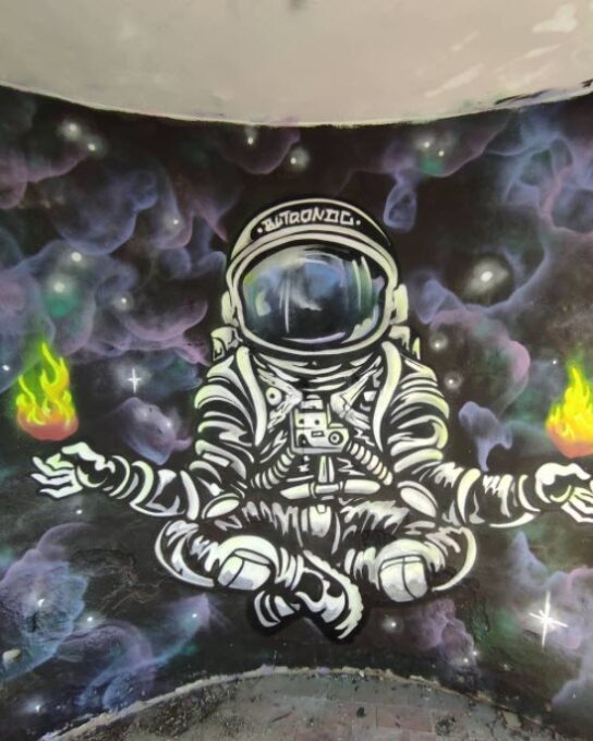 Mural astronauta