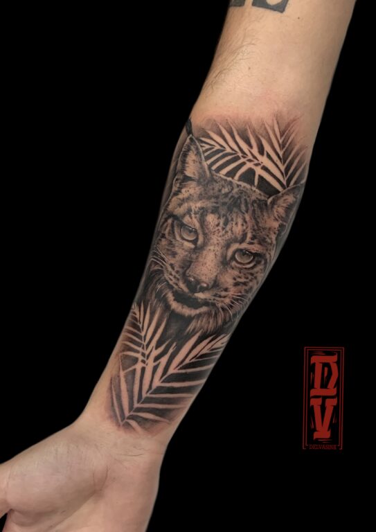 Tattoo realista: Lince ibérico
