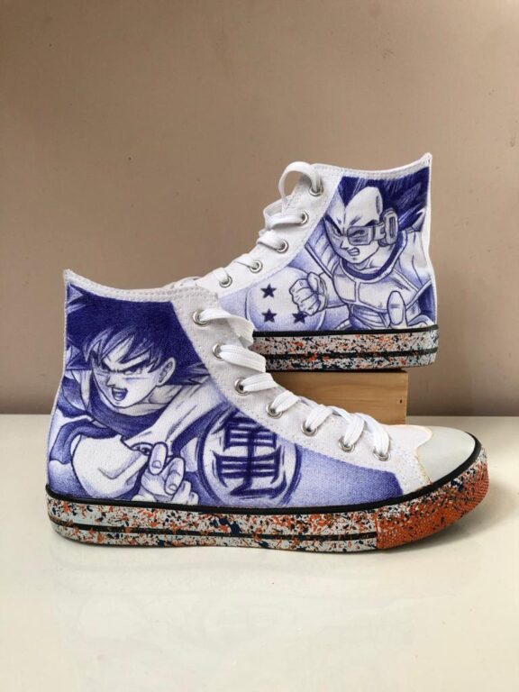 Custom Sneakers: Dragon ball