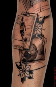 Tatuajes - Tatuaje con fotos de fútbol