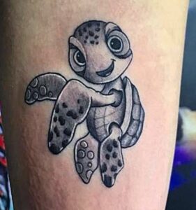Tattoos Tortugas - Tatuaje mini tortuga