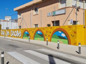 Graffitis en colegios y guarderias - CEIP Los Arcos (Algeciras, Cádiz)