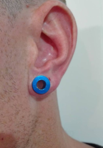 Piercings - Dilatación en la oreja
