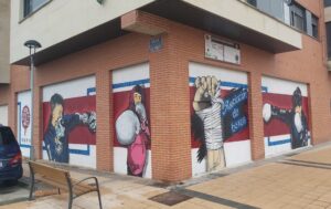 Graffiti locales comerciales - Asociación de boxeo