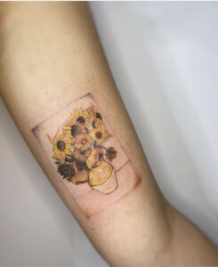 Tatuajes - Girasoles de Van Gogh