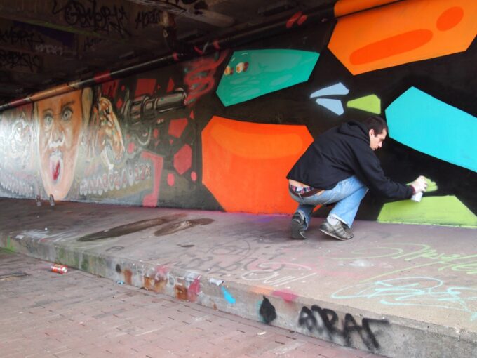 graffiti amsterdam flevopark