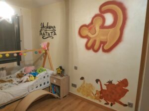 Graffitis - Habitación infantil